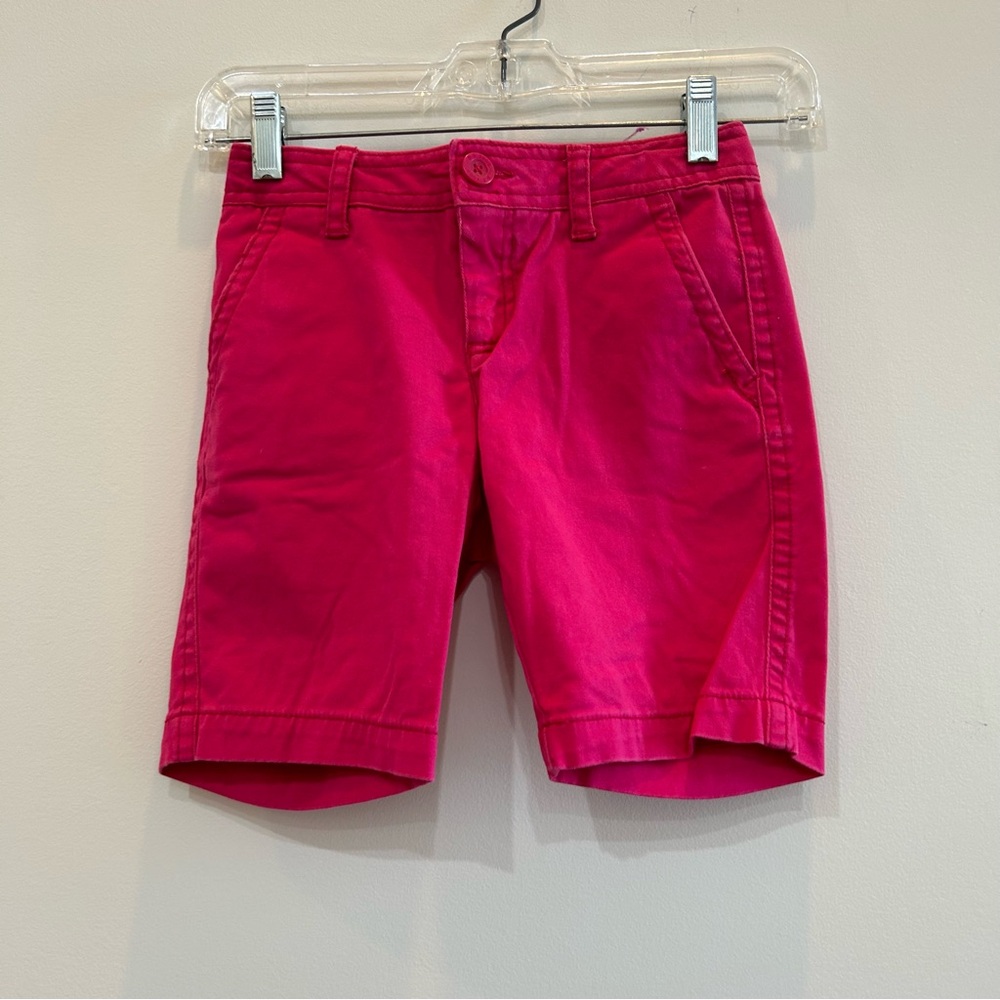 Girls pink shorts. Size youth 8.